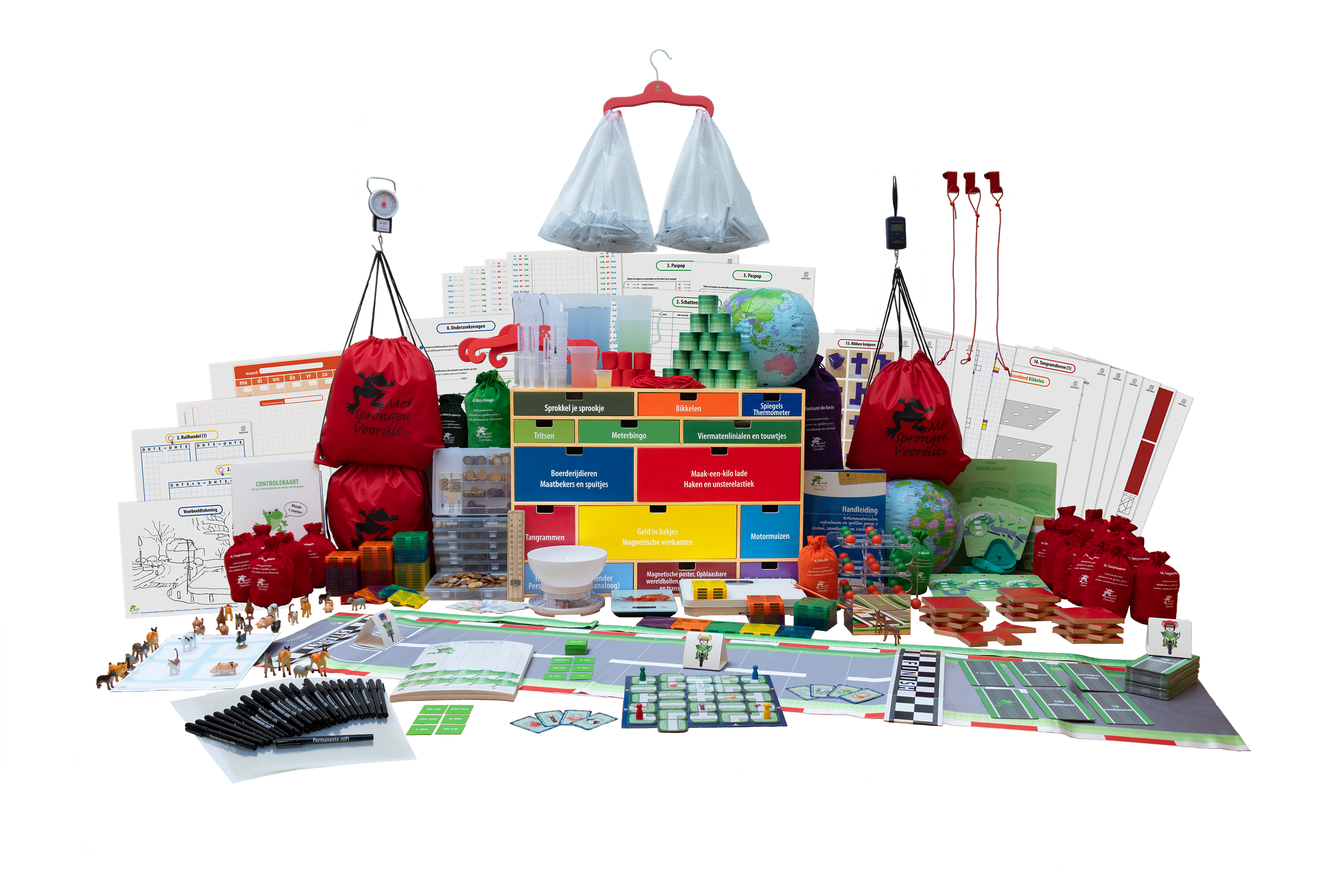 Rekenmaterialen oefenlessen en spellen groep 5 - Meten, Meetkunde en Verbanden