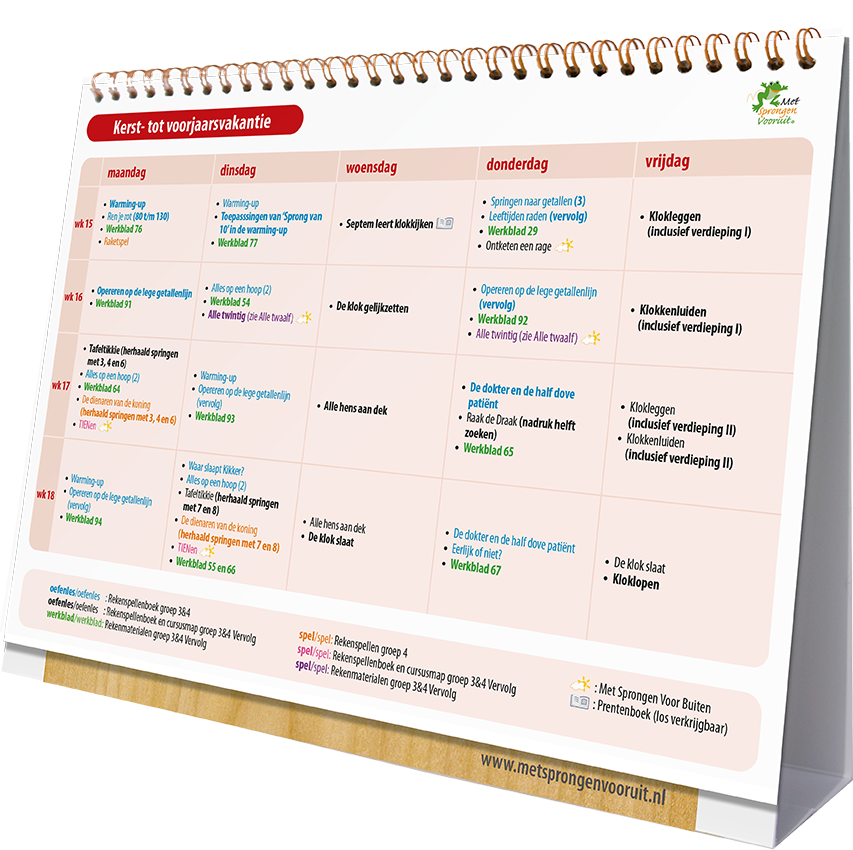 Rekenkalender groep 4