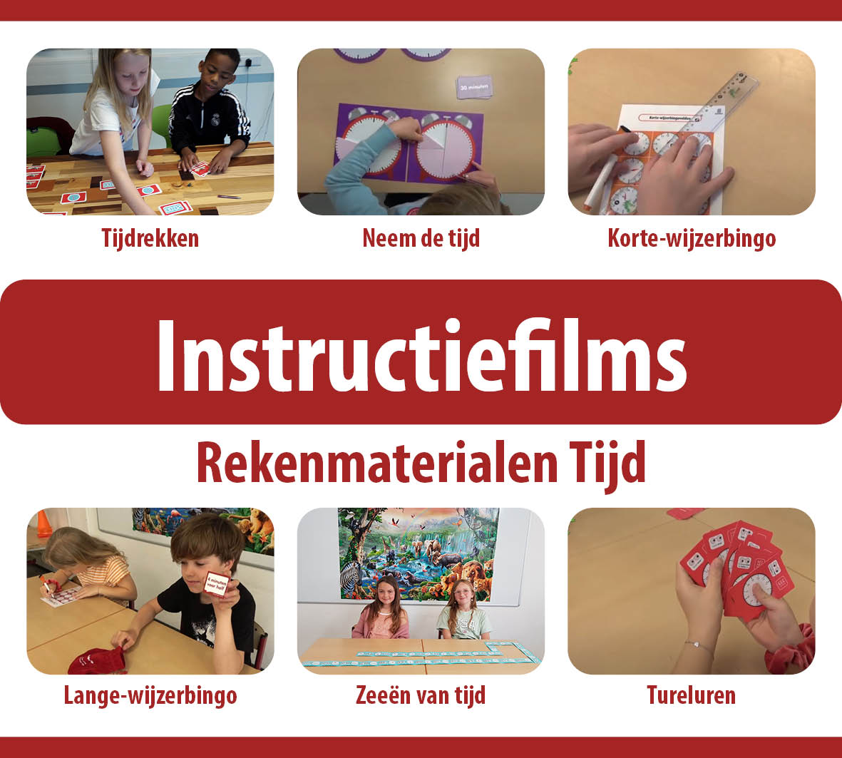 Instructiefilms rekenmaterialen Tijd