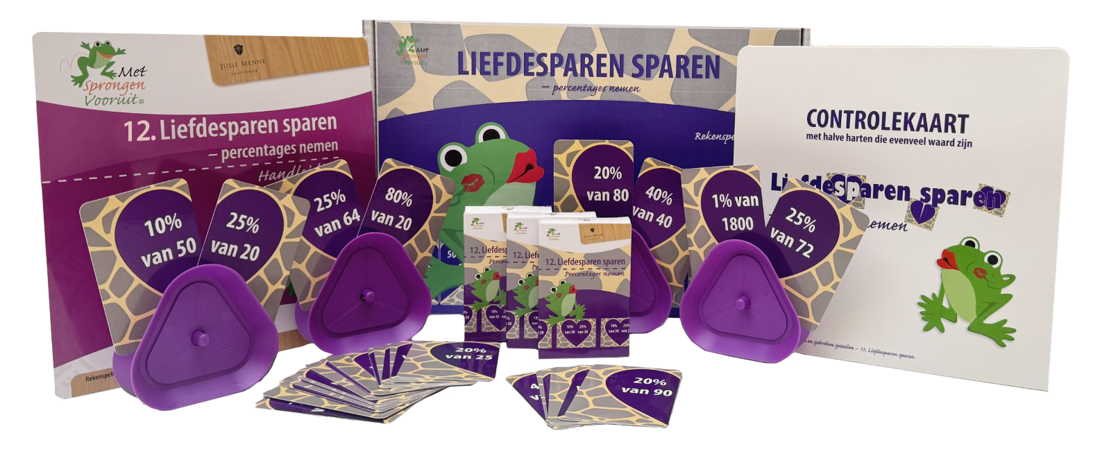 Liefdesparen sparen - percentages nemen - groep 8