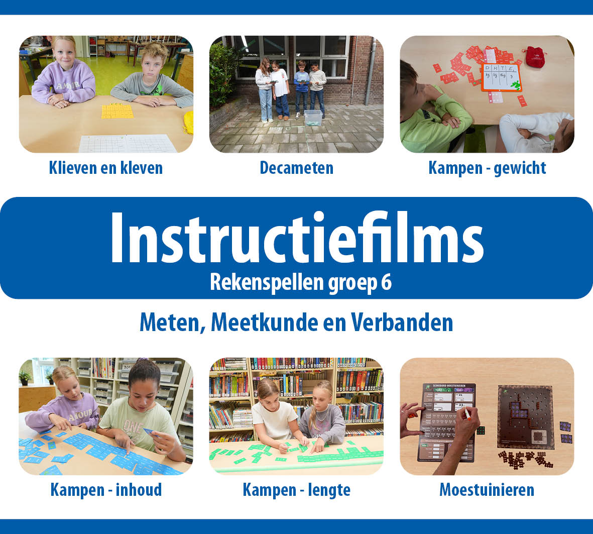 Instructiefilms Rekenspellen groep 6 – Meten, Meetkunde en Verbanden