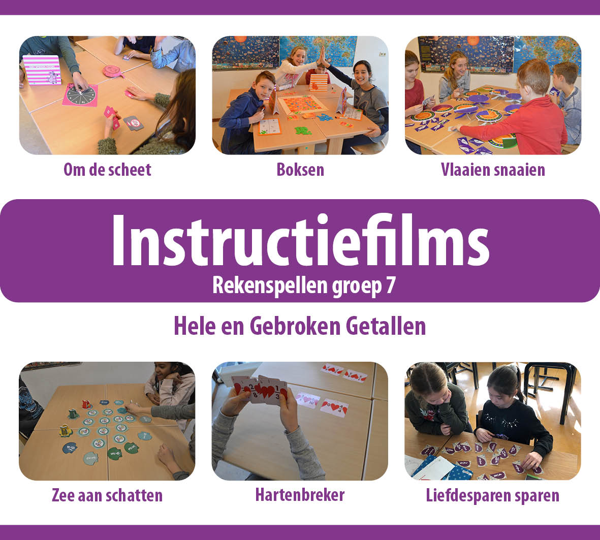 Instructiefilms Rekenspellen groep 7