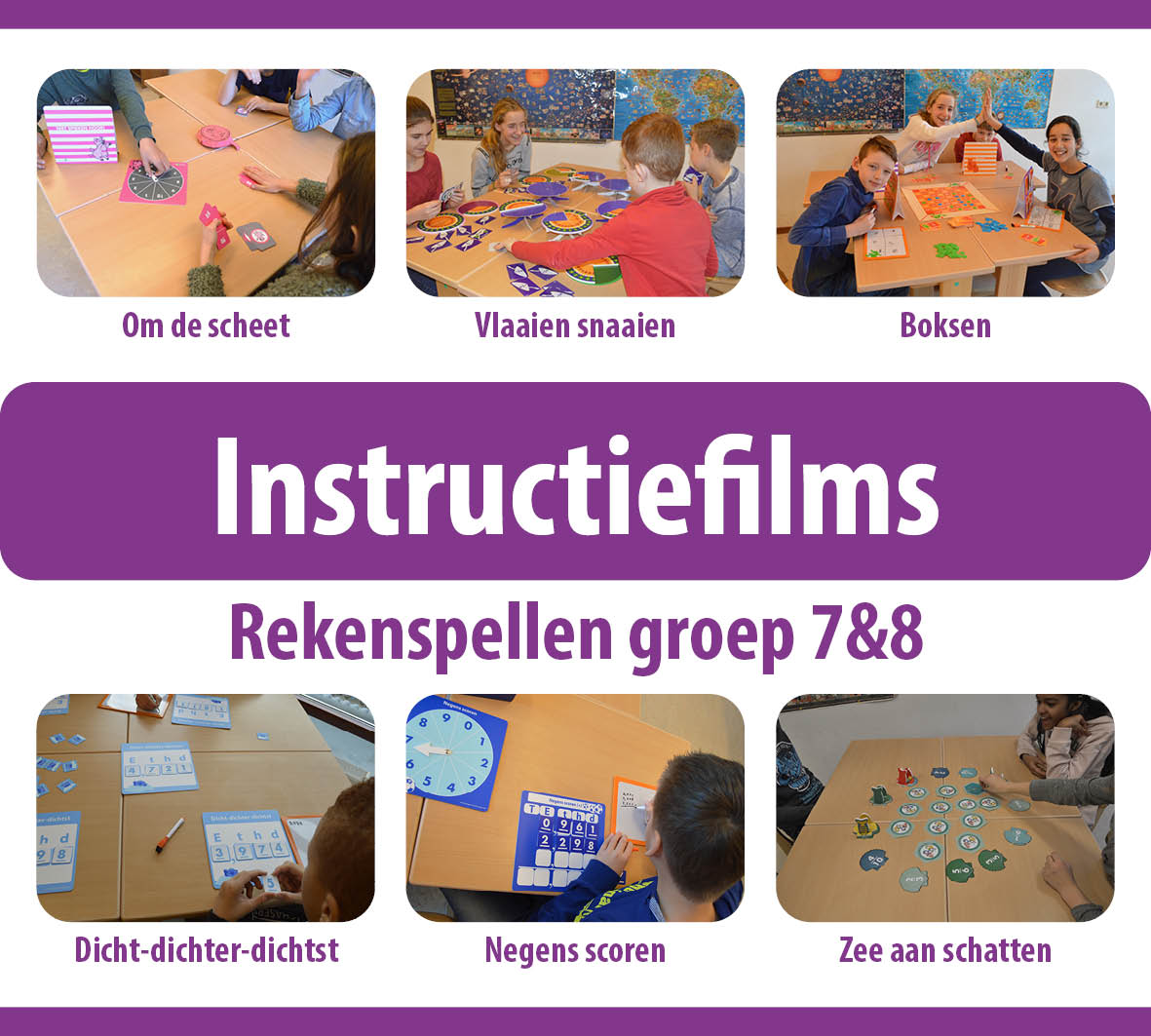 Instructiefilms Rekenspellen groep 7&8