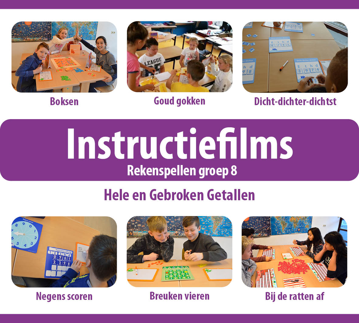 Instructiefilms Rekenspellen groep 8