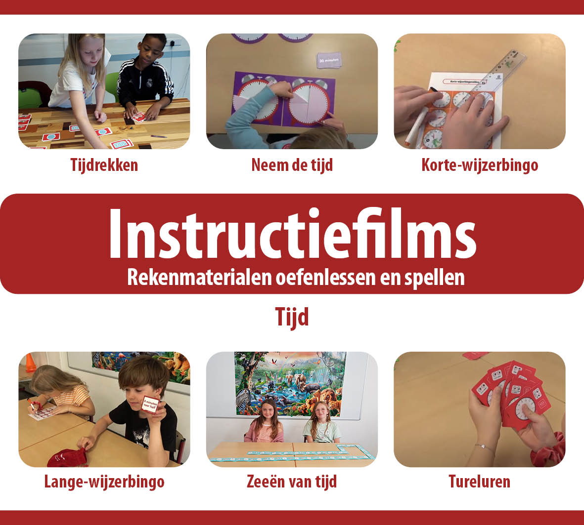 Instructiefilms rekenmaterialen Tijd