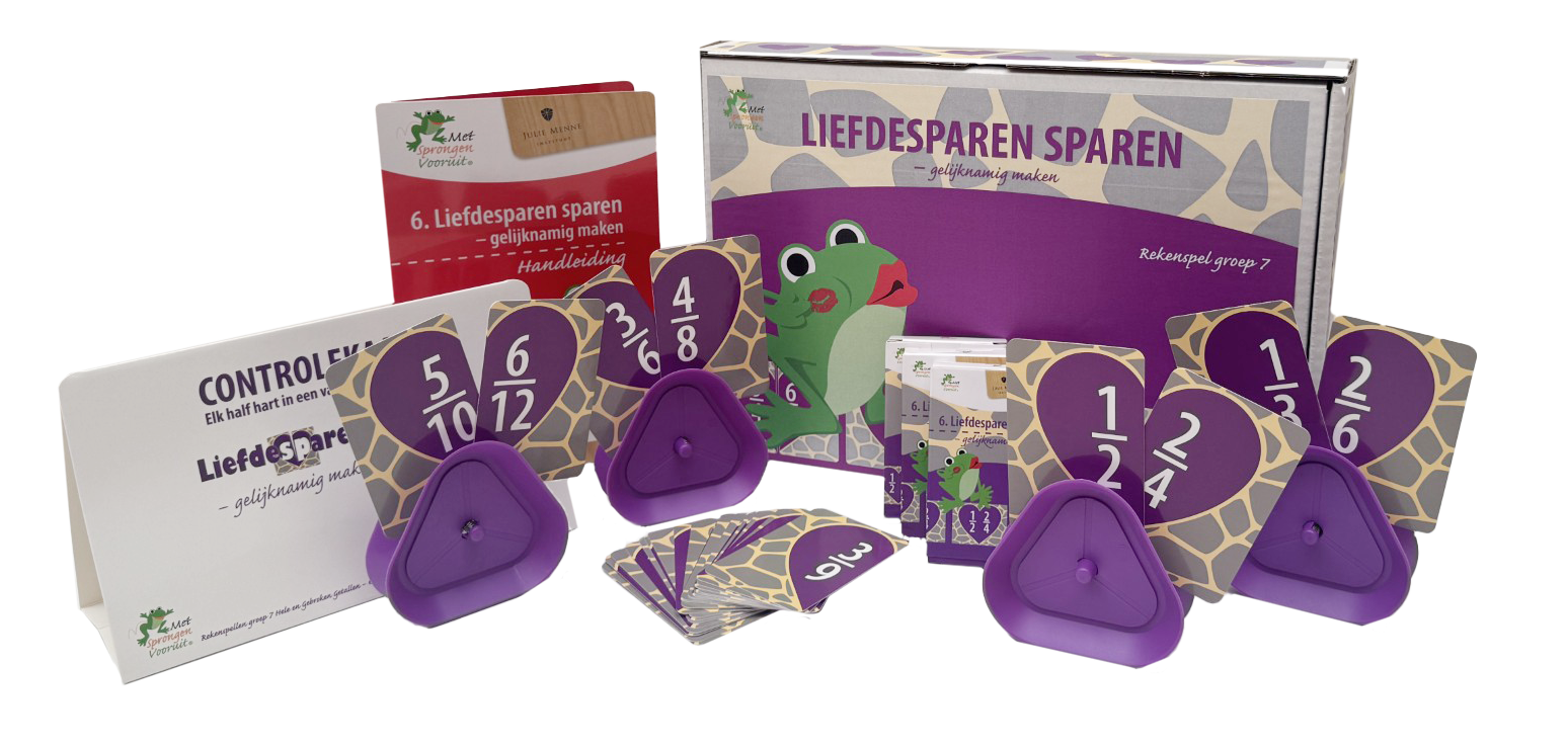 Liefdesparen sparen - gelijknamig maken - groep 7