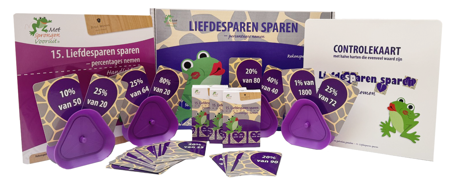 Liefdesparen sparen - percentages nemen - groep 7